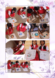 Peace flag making